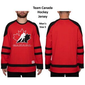 Official Team Canada Hockey Jersey Red Black Licensed Men’s Small NWT